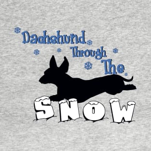 Dachshund Through The Snow T-Shirt